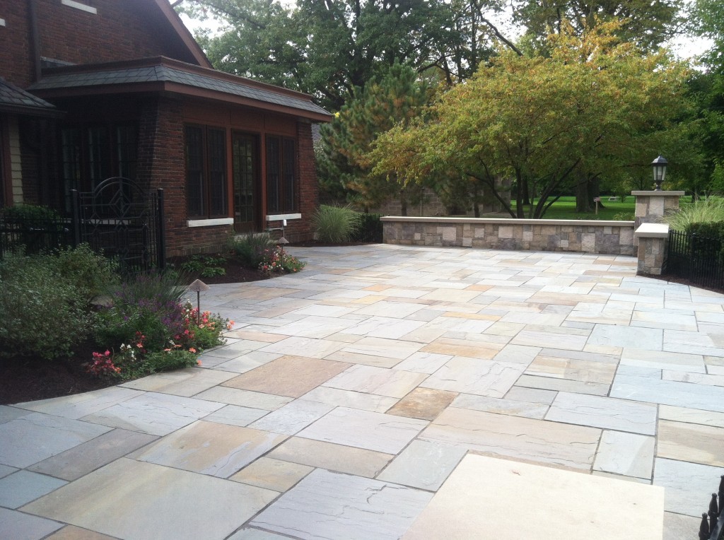 Bluestone patio terrace